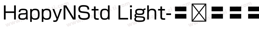 HappyNStd Light字体转换